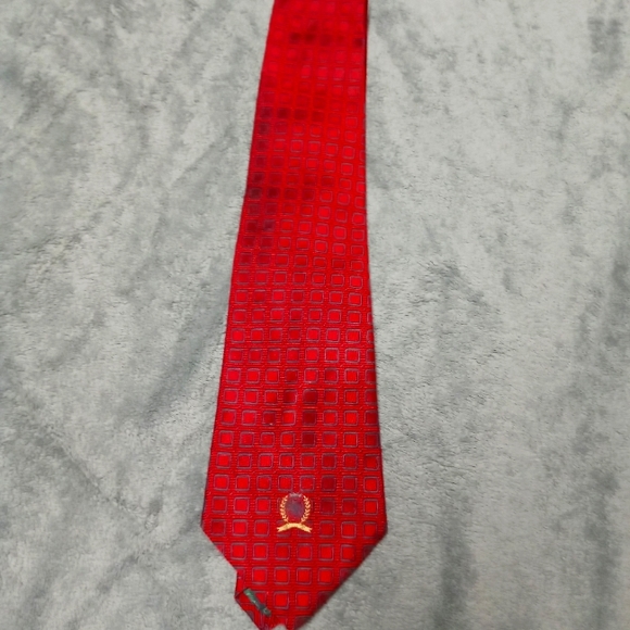 Tommy Hilfiger Other - Red Patterned Tie By Tommy Hilfiger NWT